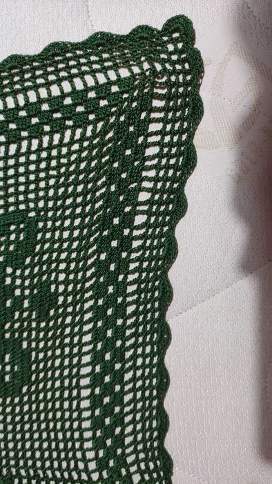 Покривка плетена на една кука