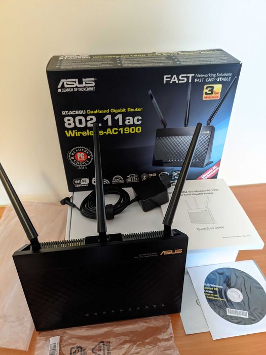 Гигабитов рутер - Asus RT-AC68U / DSL-AC68U