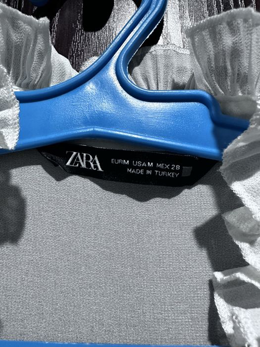 Белая блузка ZARA, размер М, рубашка Chiroili, S-M