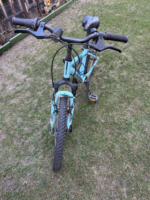 Bicicleta copii Rockrider, 20 inch, albastra