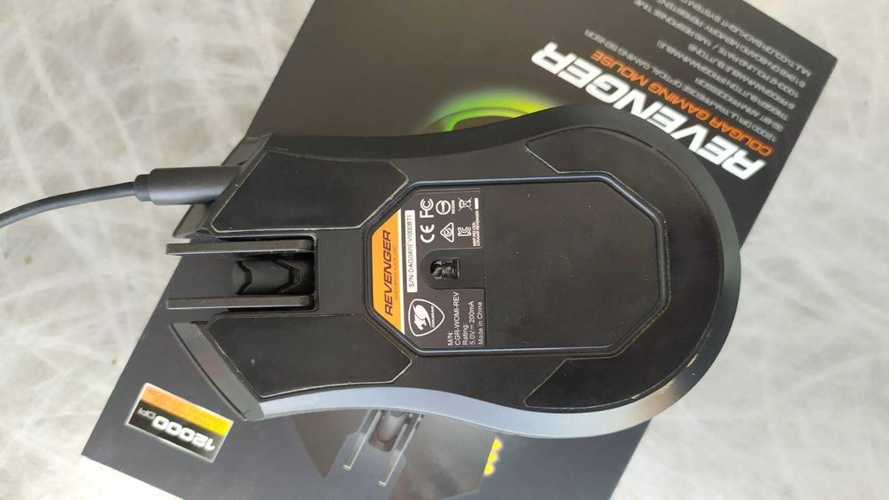 Геймърска мишка Gaming Cougar Revenger оптична,  черна
