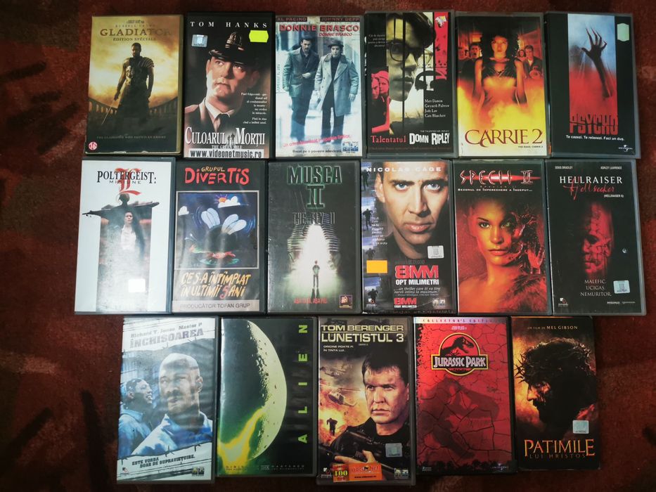 Filme VHS Casete HORROR Thrriler