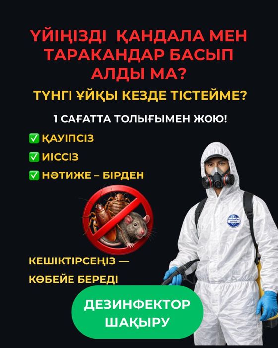 уничтожение клопов тараканов дезинфекция дезинсекция