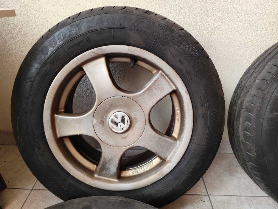 Алуминиеви джанти с летни гуми за VW, Audi