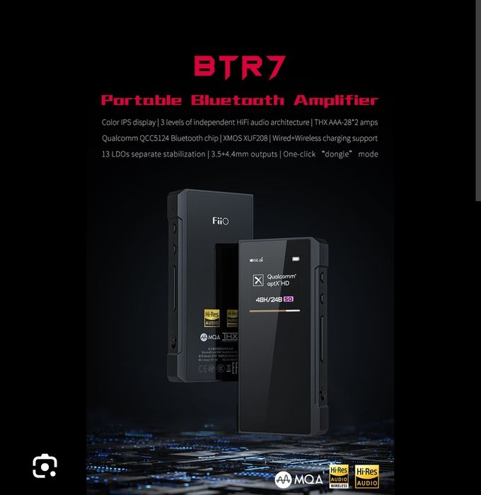 Fiio BTR7, la cutie. Amplificator casti bluetooth