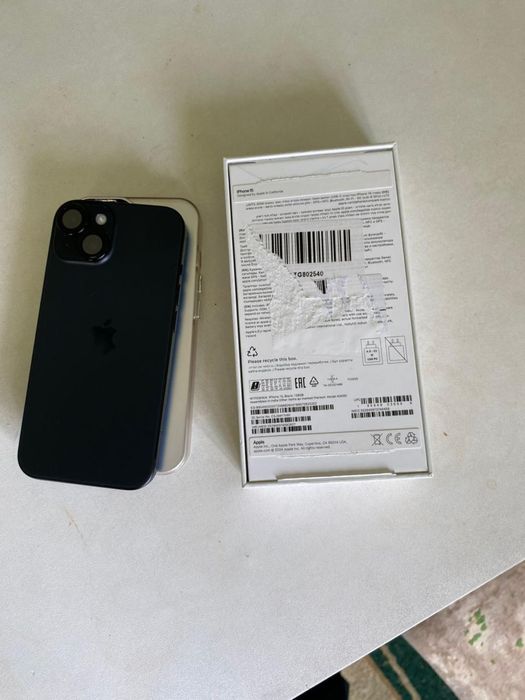 Iphone 15 128gb акб100 состояние новый ремонт ваше не была каропка ест