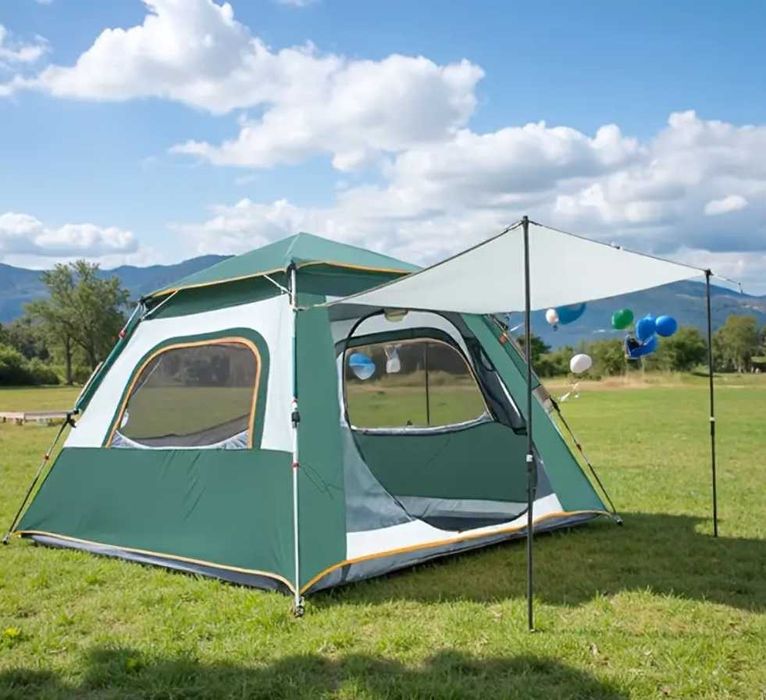 НОВА Автоматична палатка голяма 240/240/160