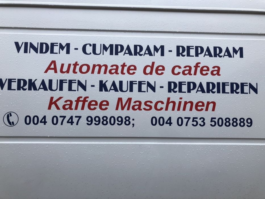 Service/Reparatii Aparate de cafea Profesionale si Semiprofesionale