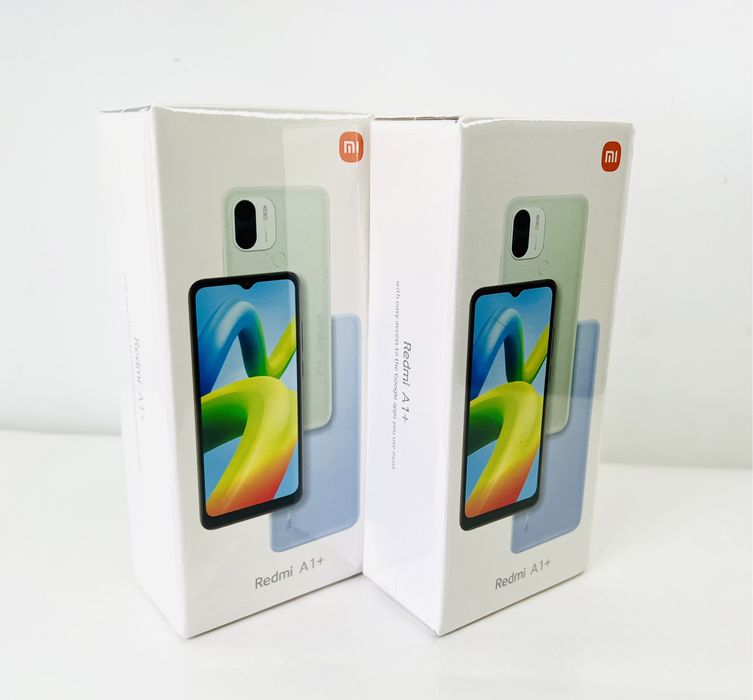 НОВ! Xiaomi Redmi A1+ 32GB 2RAM Black / Light Green 2г. Гаранция!