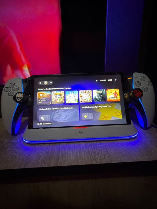 Pachet PlayStation Portal + Stație Încărcare LED + Husă Bigben (Impecabil)