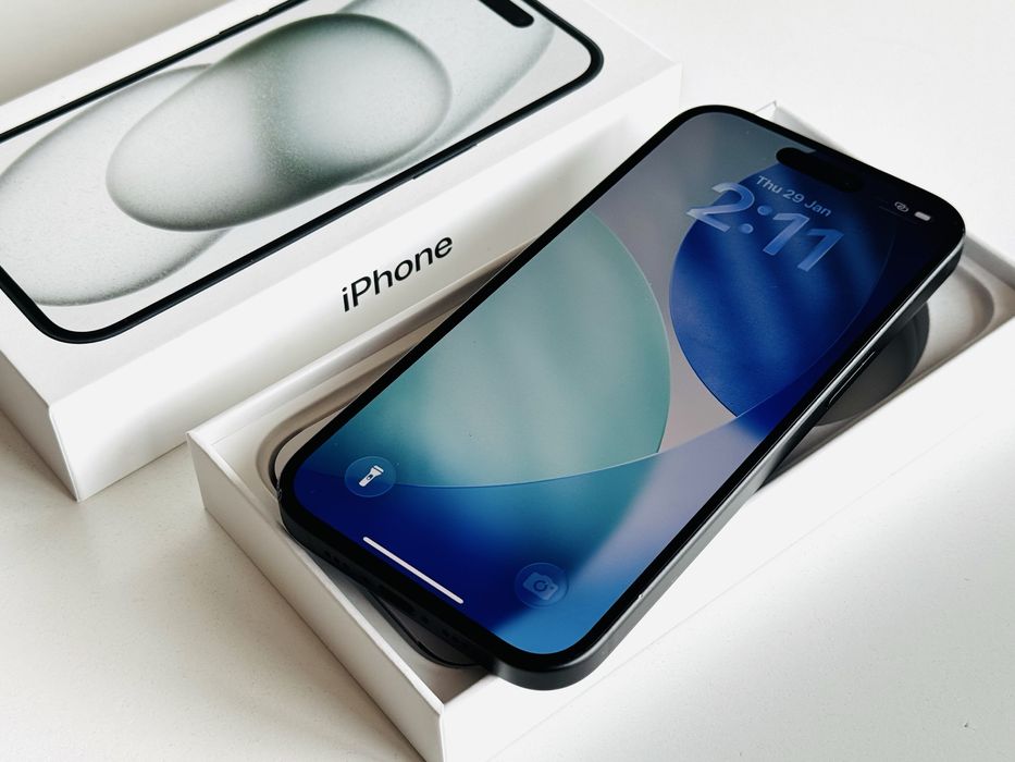 Iphone 15 128GB Black 98% Батерия! Гаранция 6 месеца