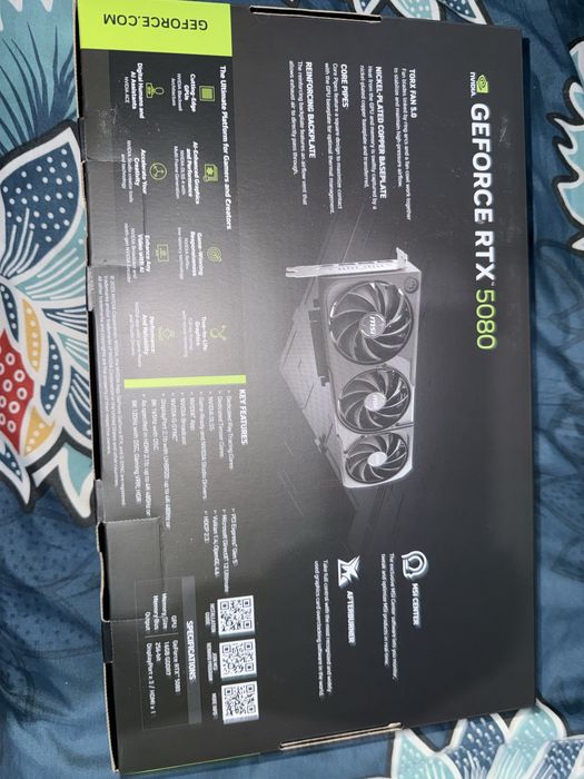 MSI GeForce RTX 5080 Shadow 3x ЧИСТО НОВА