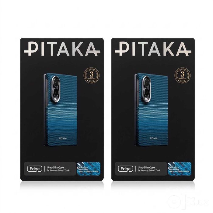 PITAKA Samsung Z Fold 8 Wide and Ultra Tactile Woven Aramid Fiber Case