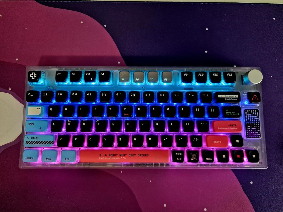 Tastatură mecanică QwertyKey QK75 Terminal – ca nouă, cutie
