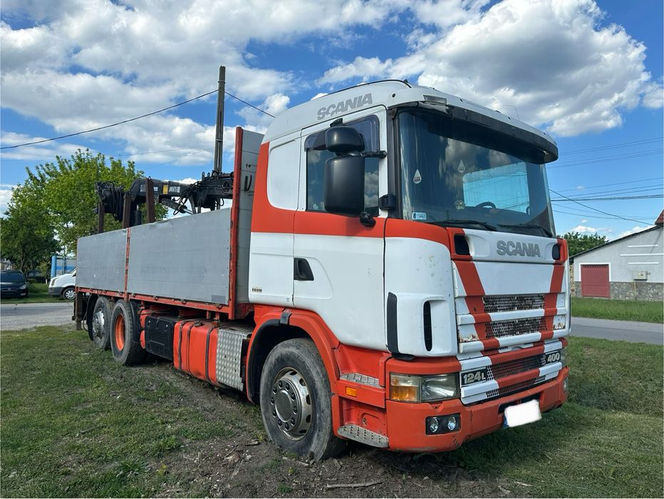 Vand Scania cu macara manipulatoare, foarte putin folosit!!
