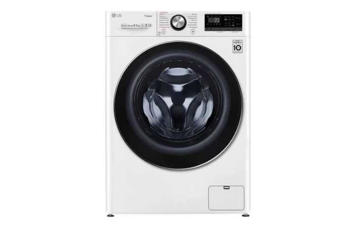 Стиральная машина с LG AI DD, 9/6 кг, стирка и сушка, EcoHybrid, ThinQ