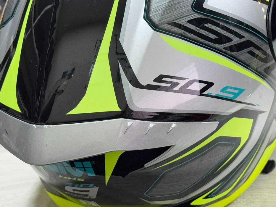 Каска Givi 50.9 Sport Atomic Silver/Yellow L-размер