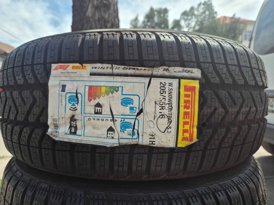 4 Anvelope M+S IARNA - 205/55/16 - PIRELLI - NOU - DOT 2020 2021 !