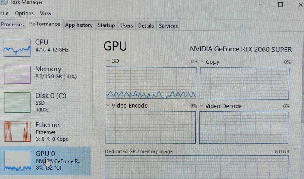 Unitate Ryzen 7, rtx 2060 super