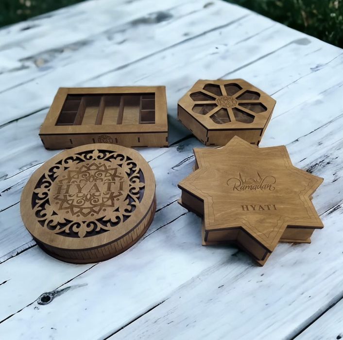 Коробки рамадан под сухофрукты