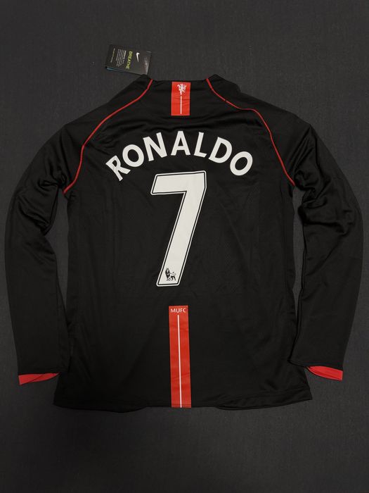 Tricou de fotbal Retro Manchester United long away Ronaldo