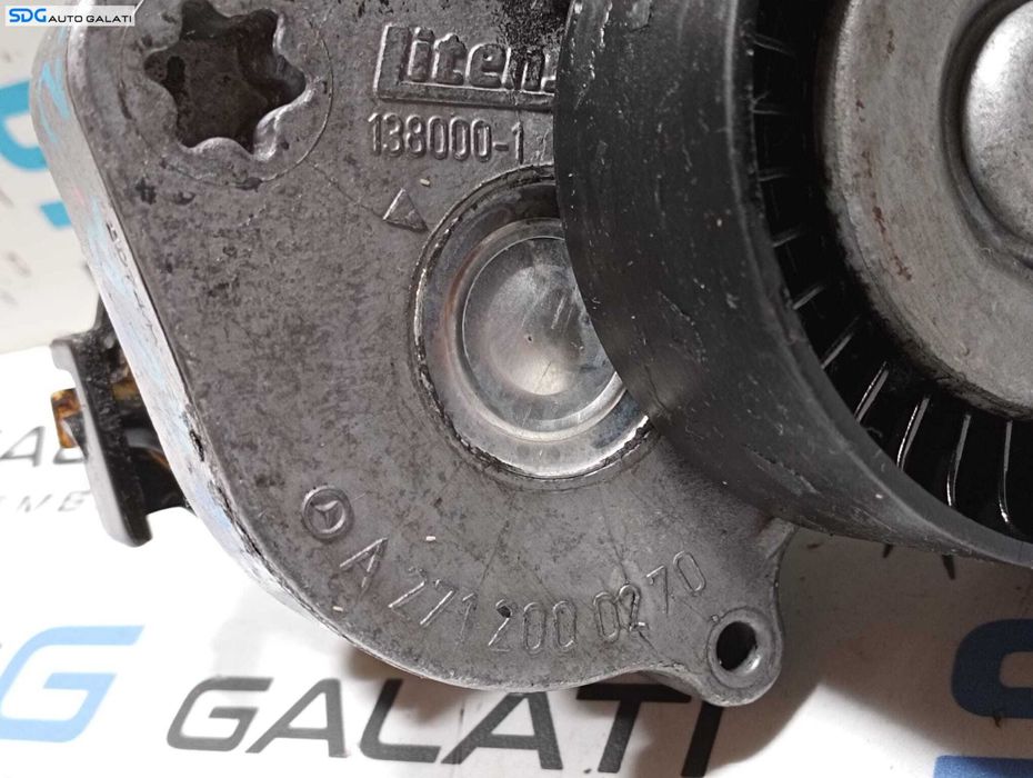 Rola Intinzator Intinzatoare Curea Alternator Accesorii Motor Mercedes Clasa E Class W211 E200 2.0 B Kompressor 2002 - 2009 Cod A2712000270 [M5057]