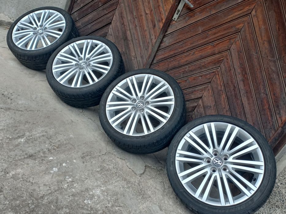 17.5x100 Vw Montani Оригинални Seat Škoda Audi 7j et46 Гуми 215 40 17