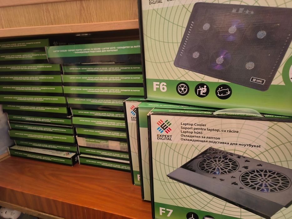 Cooler laptop aluminiu Expert Digital F7 17” – NOU, SIGILAT