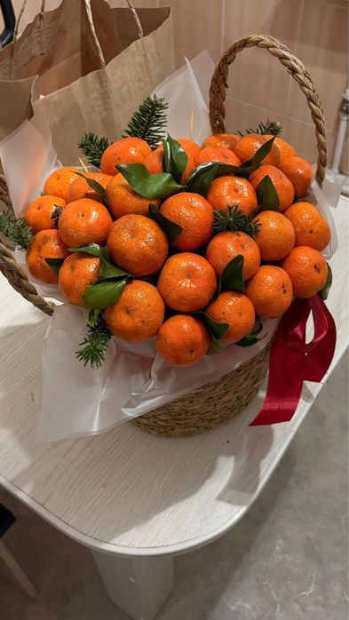 Корзина мандаринов