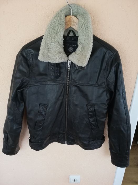 Geaca piele bărbati Select S cu blana
