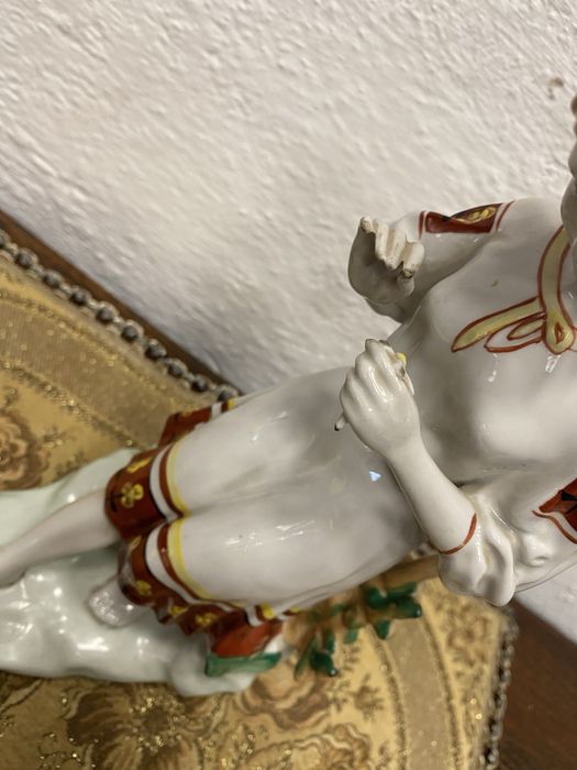 Винтидж колекционерска порцеланова фигура Киев 1970 маркировка