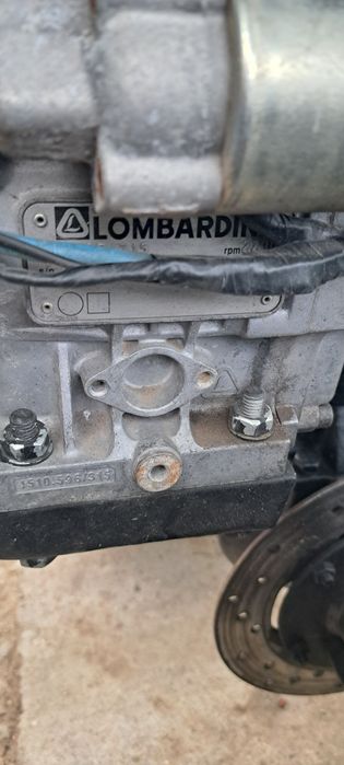 Motocultor lombardini 12cp diesel cu remorca-stare foarte bună