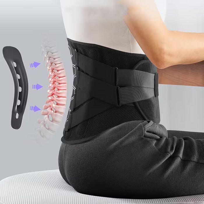 Ортопедичен колан с метални пластини против дискова херния за работа