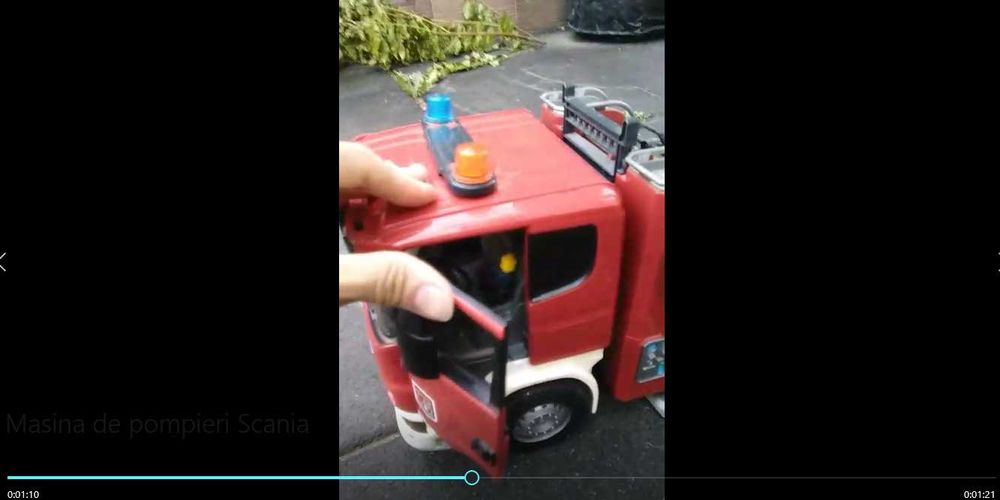 camion Scania de pompieri