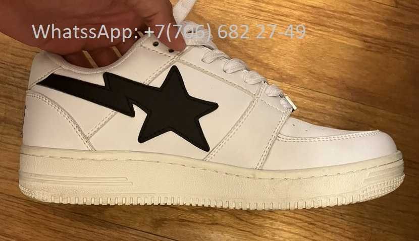 A Bathing Ape Bape Sta Low M1 Black/White 28