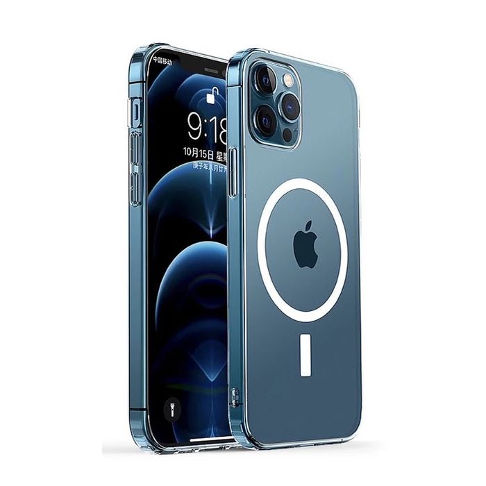 Husa Iphone 13/14/15/16E/16/17 PRO MAX Magsafe Silicon Transparenta