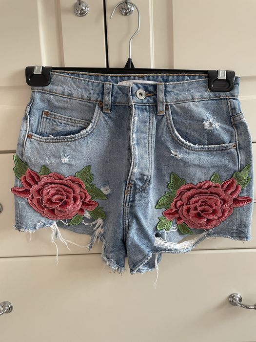 Дънкови панталонки Zara