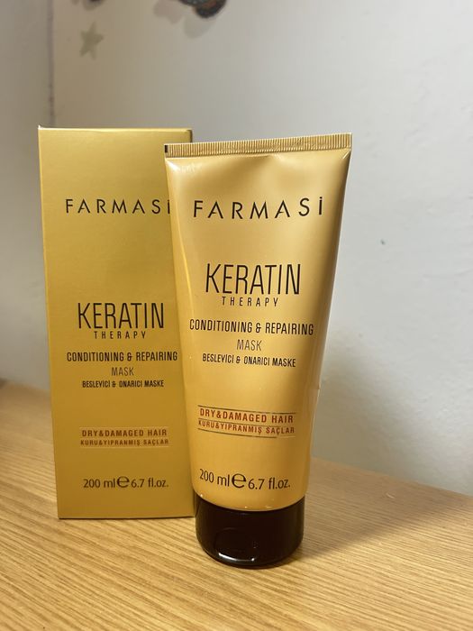Masca de par cu keratina