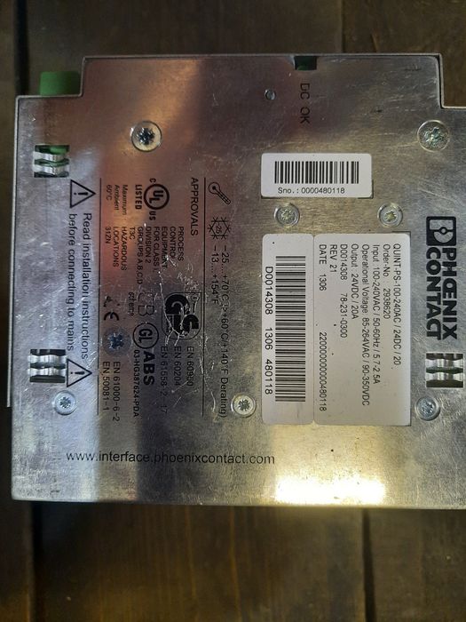 Источник питания импульсный PHOENIX CONTAKT