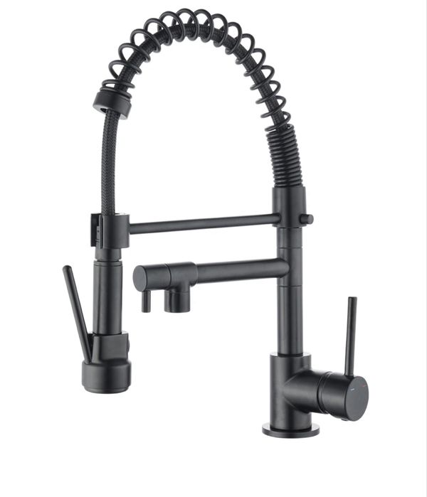 Baterie chiuveta bucatarie , pipa flexibila, alama sanitara