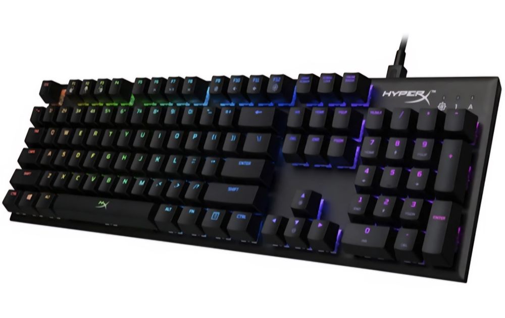 Tastatura HyperX Alloy FPS RGB, Speed Silver Switch