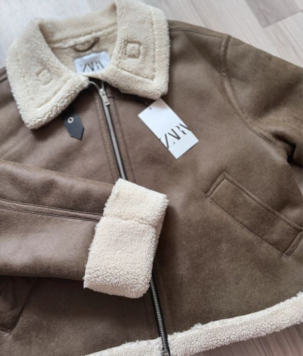 Cojoc Zara blana marimea Xs