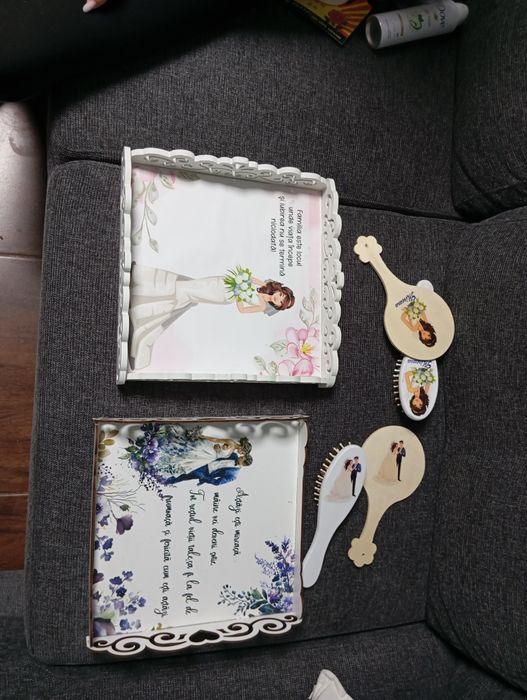 Set  tava  tăviță pentru gătitul Miresei și Mirelui .