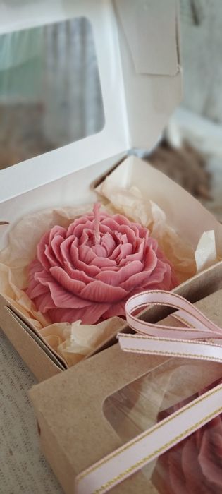 Ароматическая свеча "Пион"