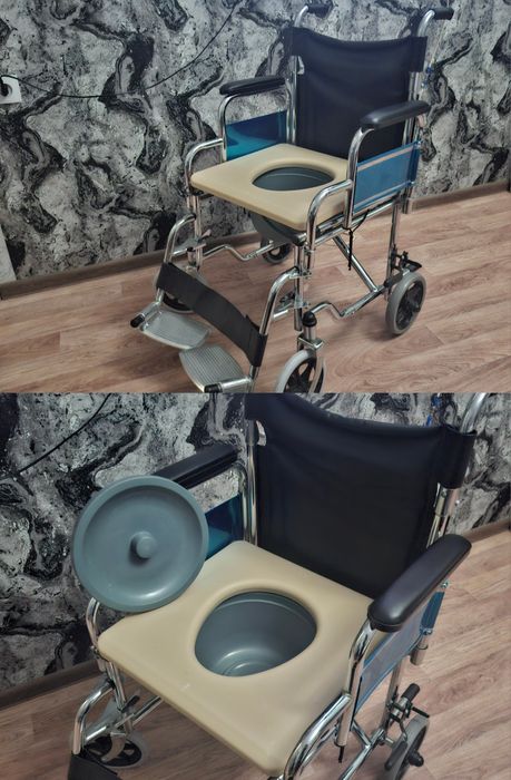 Инвалидная коляска с биотуалетом