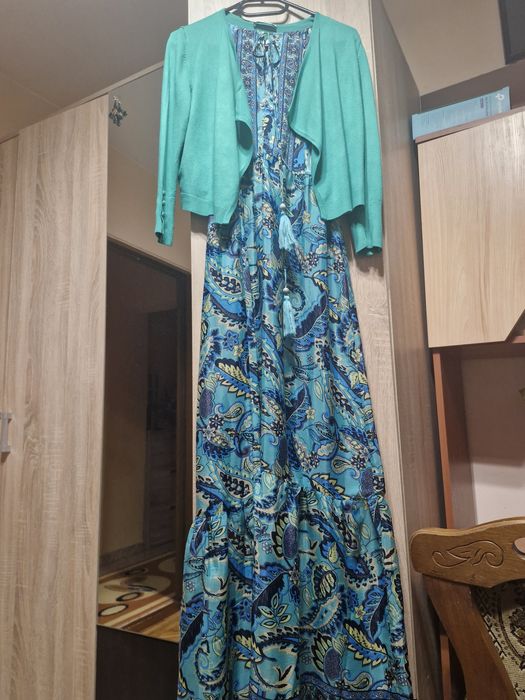 Rochie lunga matase indiana,KoalaBay,L