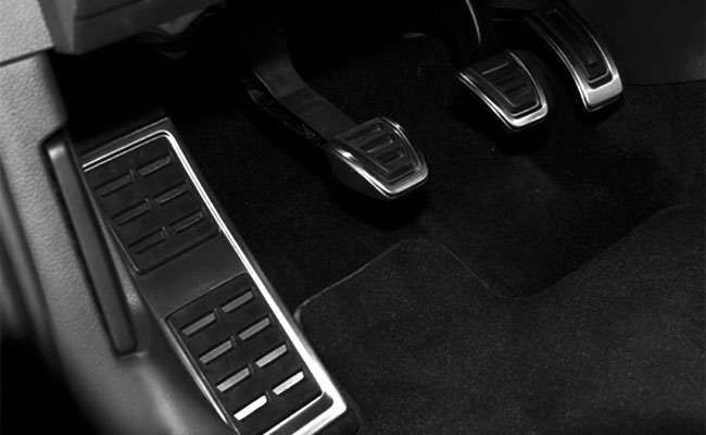 Ornamente INOX pedale si footrest - Golf 7 8, Passat B8, Octavia 3 4