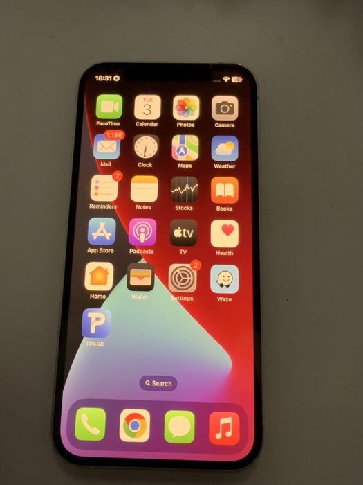 iPhone 12 Alb 64GB (80%, Spate usor spart)