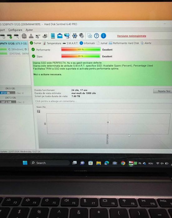 Huawei MateBook 13 2K I5-10210 SSd 512gb 8Gb ProMax Amanet