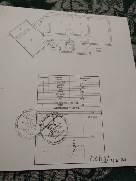 Apartament cu 3 camere parter zona Casa de cultură Constanța.